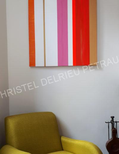 ARTISTE / PEINTURE CHRISTEL DELRIEU PETRAUD