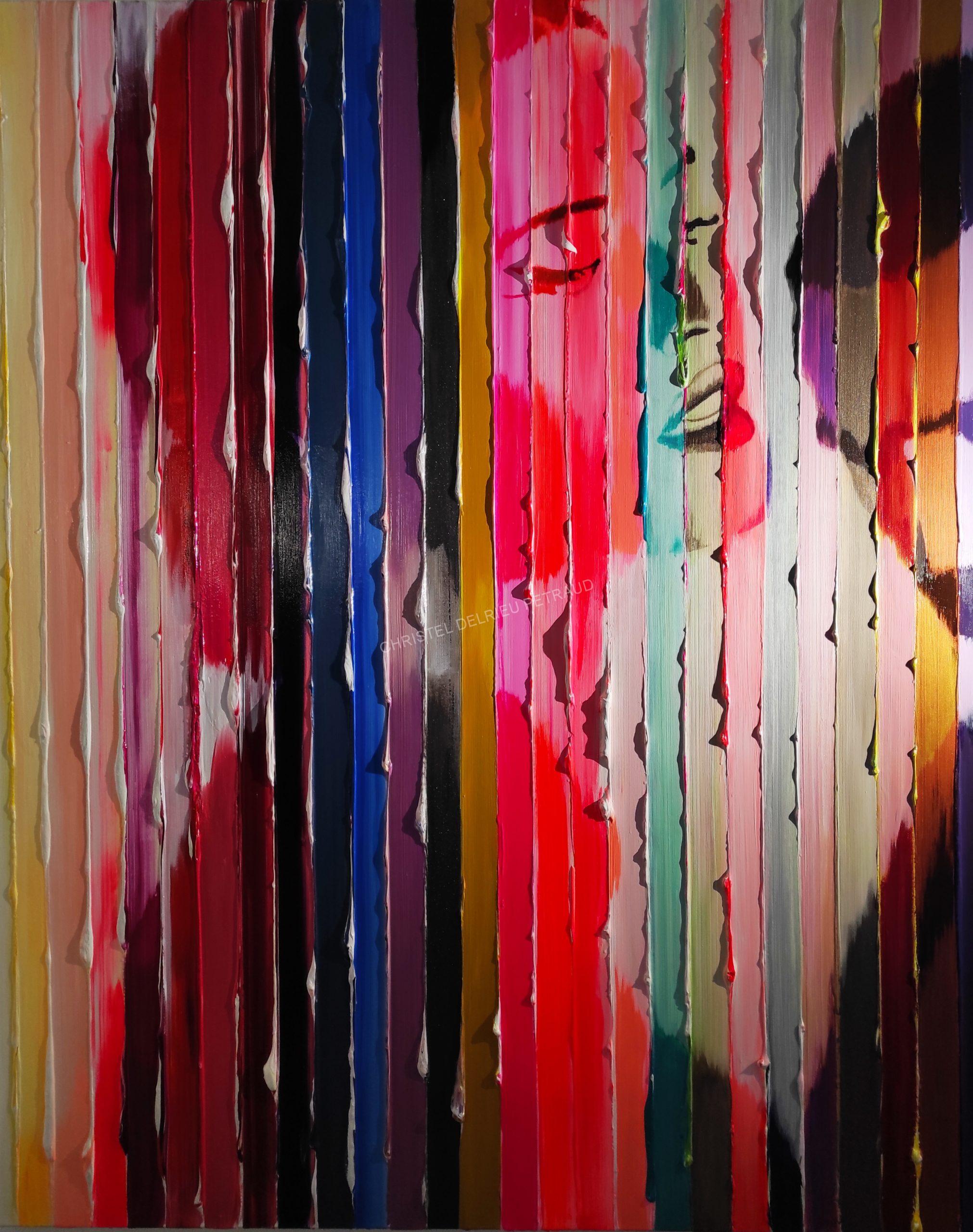 ARTISTE / PEINTURE CHRISTEL DELRIEU PETRAUD