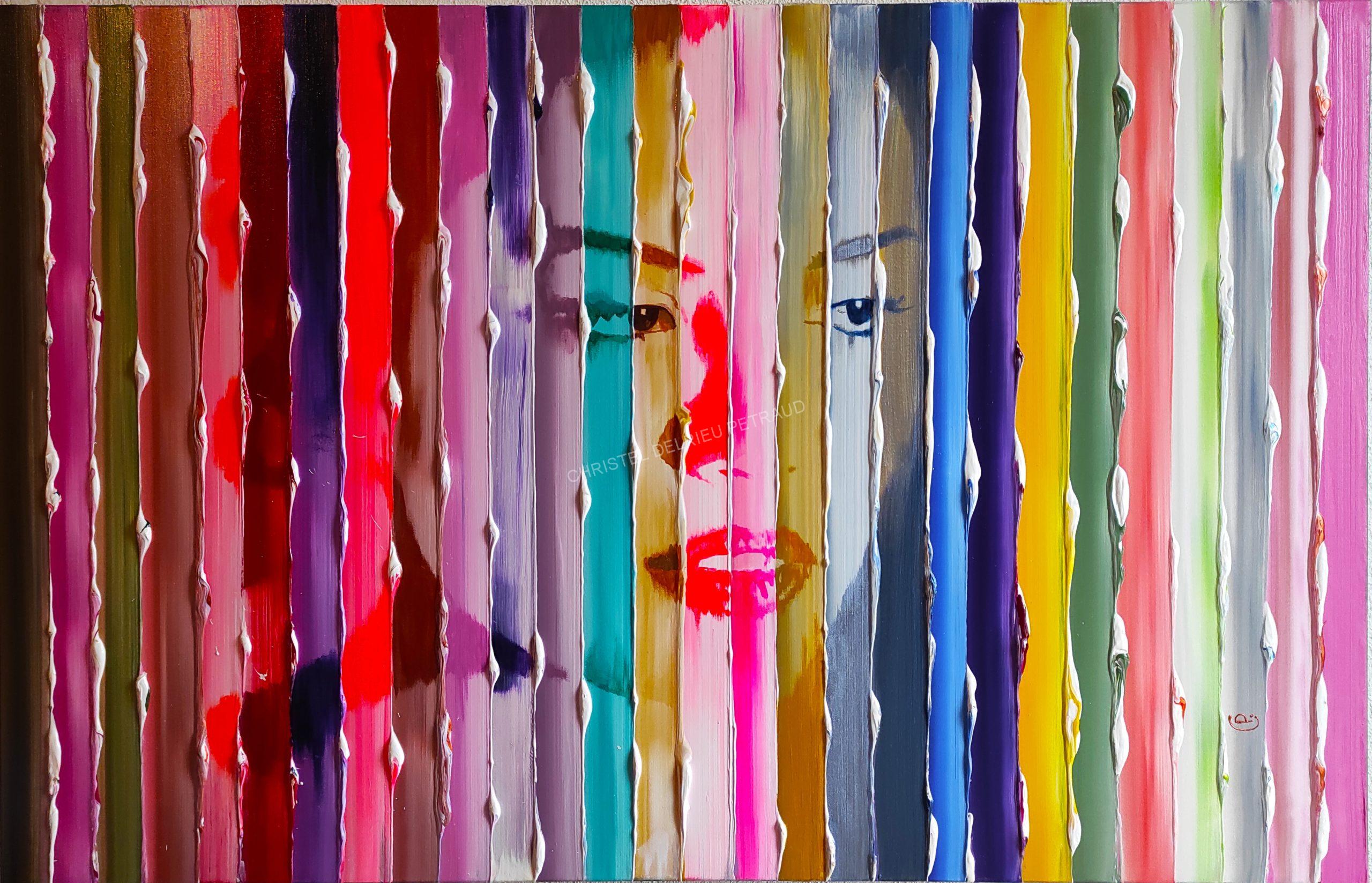ARTISTE / PEINTURE CHRISTEL DELRIEU PETRAUD