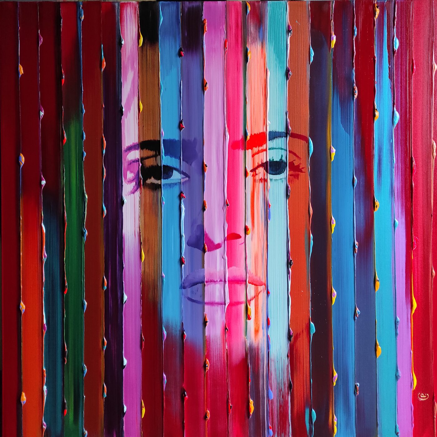 ORIGINAL ARTWORK SHADOW COLORS SERIES BY CHRISTELDELRIEU PETRAUD ARTISTE