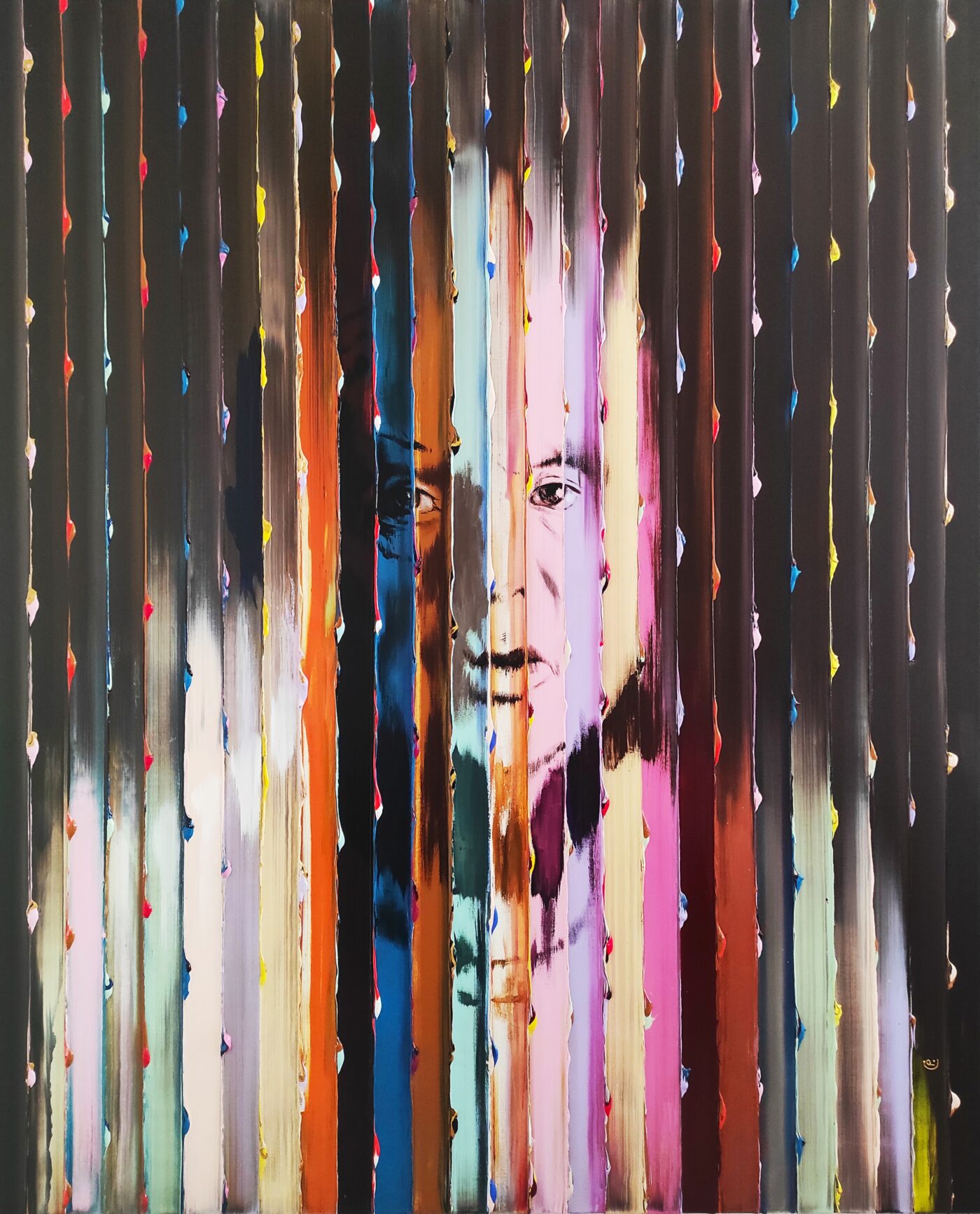 ORIGINAL ARTWORK SHADOW COLORS SERIES BY CHRISTELDELRIEU PETRAUD ARTISTE