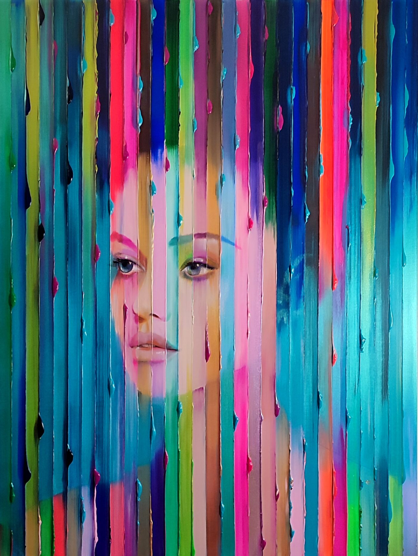 ORIGINAL ARTWORK SHADOW COLORS SERIES BY CHRISTELDELRIEU PETRAUD ARTISTE