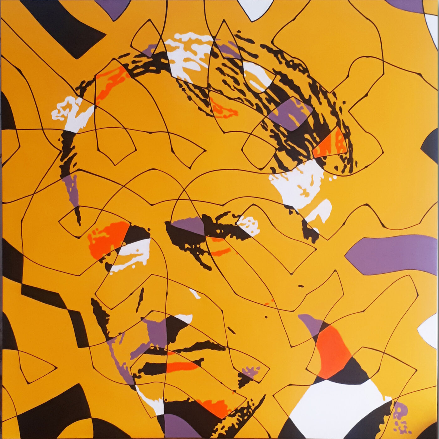 Portrait issu de la serie conceptuelle de l'artiste christel Delrieu Petraud