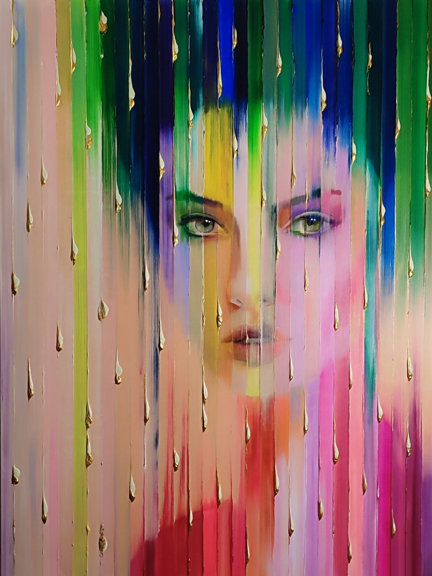 ORIGINAL ARTWORK SHADOW COLORS SERIES BY CHRISTELDELRIEU PETRAUD ARTISTE